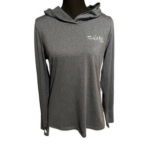 Salt Life Long Sleeve Hooded Activewear Swim Shirt Women's Medium